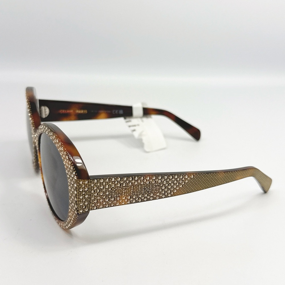 CELINE
53MM Crystal-Embellished Round Sunglasses - Picture 6 of 13